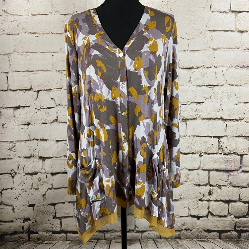 Logo by Lori Goldstein cardigan size small